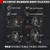 RitFit Barbell Weight Set - 4/6FT Olympic Barbell with Weight Plates (55-115LB Total) - Weightlifting Equipment for Squats, Curls, Deadlifts, Presses, Hip Thrusts 4FT Silver Bar with 85LB Plates