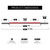 RitFit Barbell Weight Set - 4/6FT Olympic Barbell with Weight Plates (55-275LB Total) - Weightlifting Equipment for Squats, Curls, Deadlifts, Presses, 4FT Silver/Red Bar with 85LB Plates