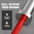 RitFit Barbell Weight Set - 4/6FT Olympic Barbell with Weight Plates (55-275LB Total) - Weightlifting Equipment for Squats, Curls, Deadlifts, Presses, 4FT Silver/Red Bar with 85LB Plates