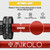 Mikolo 7ft Olympic Barbell, Barbell for Weightlifting and Powerlifting 45lb, Olympic Bar for 1500lbs Capacity, Weight Bar Fit 2” Standard Weights (combo 4)