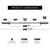 RitFit Barbell Weight Set - 4/6FT Olympic Barbell with Weight Plates (55-115LB Total) - Weightlifting Equipment for Squats, Curls, Deadlifts, Presses, Hip Thrusts 4FT Silver Bar with 35LB Plates