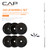 CAP Barbell 160 lb Elite Olympic Weight Set with 7ft Chrome Barbell & Black Bumper Plates