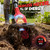 Cordless Tiller Cultivator Compatible with Milwaukee 18V Battery, Ecarke 450RPM Brushless Garden Rototiller,48 Steel Tines, 9"W×6.3"D,Foldable Soil Tilling Tool for Garden Lawn Landscaping (Tool Only)