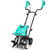 IncwBo Electric Rototiller Garden Tiller 12 Inch Tilling Width 8-Inch Electric Tiller 10.5 Amp Tiller Cultivator for Garden Yard