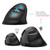 Delux M618 Mini BT 4.0+2.4GHz Dual mode Wireless Mouse Ergonomic Rechargeable Silent click Vertical Mice For Computer