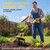 21V Cordless Tiller Cultivator, 2x4.0Ah Battery Powered Electric Garden Tiller, 360RPM Rototiller with 48 Steel Tines, 9.7" Width & 7" Depth, Lightweight Soil Tiller for Gardening