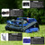 AIWEIYA-Remote Control Lawn Mower,Oil-Electric Hybrid Crawler Track Mower,1.1-5.9 Inch Cutting Height Professional Landscape and Estate Mower for 100% Slope(45°) Large Turf Grass Cutting