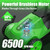 V-MODEST Cordless Lawn Mower, Electric Small Lawn Mower with 2 x 21V 4.0Ah Battery, Lightweight Mini Lawn Mower with Brushless Motor, 3 Cutting Heights, Garden Yard Lawn Care