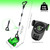 V-MODEST Cordless Lawn Mower, Electric Small Lawn Mower with 2 x 21V 4.0Ah Battery, Lightweight Mini Lawn Mower with Brushless Motor, 3 Cutting Heights, Garden Yard Lawn Care