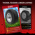 USCaster 13x5.00-6 Tire and Wheel Flat Free Assemblies (2 Pack),13 x5x6 Solid Rubbe Tires and Wheel for Riding Lawn Mower - With 3/4" Bushings (Extra 5/8" Bushings) and 3" Centered Hub (Gray)