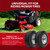 USCaster 13x5.00-6 Tire and Wheel Flat Free Assemblies (2 Pack),13 x5x6 Solid Rubbe Tires and Wheel for Riding Lawn Mower - With 3/4" Bushings (Extra 5/8" Bushings) and 3" Centered Hub (Gray)