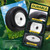 USCaster 13x6.50-6 Lawn Mower Tires Flat Free with Rim Assemblies (2 Pack),Universal 13x6.5-6 Solid Smooth Rubber Zero-Turn Lawn mowers Tire,5.5"-7.72”Centered Hub and 3/4" extra 5/8" 1/2” Bushings