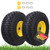 USCaster 15x6.00-6nhs Lawn Mower Tires Tubeless (2 Pack),Replacement Riding Lawn Mower Front Tires,Compatible withRiding Mowers and Lawn Tractor, 3" Centered Hub and 3/4" Bushings（Yellow)
