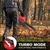 PowerSmart 40V 17" Brushless Cordless Lawn Mower + Leaf Blower (465 CFM), a 4.0Ah Battery and Charger Included