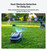 RoboUP Raccoon 2 SE Robot Mower with Ground Stake, Auto Mapping Robotic Lawnmower for 0.15 Acre with APP Control, Vision Navigation with AI Obstacle Avoidance, Ideal Robot Mower for Small Lawns