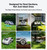 RoboUP Raccoon 2 SE Robot Lawn Mower with Navigation Passage Plate, Auto Mapping Robotic Lawnmower for 0.15 Acre with APP Control, Vision Navigation, 20°Slope, Ideal Robot Mower for Small Lawns