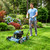 SENIX 144 cc Gas Lawn Mower, 20 inch 4-Cycle Push Mower, Side Discharge, 5 Position Cutting Height Adjustment, Low Noise & Fuel-Efficient for Lawn, Yard and Garden (LSPG-L5)
