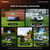 Sunseeker X7 Wireless Robot Lawn Mower 0.75 Acre/ 32,000Sq. Ft, with Smart APP Control, Vision AI System & RTK, Path Planning, Adaptive Floating Cut Height up to 4", for Medium to Large Yards
