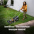 WORX Cordless Lawn Mower, 14" Electric Mower with Brushless Motor, Lightweight Push Lawn Mower with 6-Position Height Adjustment for Small Yards, 2 Batteries & Charger Included, WG735