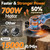 20000RPM Electric Weed Wacker with Wheel,Cordless Weed Eater, Battery Powered Weed Trimmer, 4 in1 String Trimmer,Brush Cutter/Grass Trimmer/Lawn Mower/Lawn Edger 3 Type Blades for Garden Yard