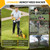 Electric Weed Wacker Cordless, Electric String Trimmer with 3 Types Blades & Removable Auxiliary Wheels, Brush Cutter & Grass Trimmer & Lawn Edger with for Garden Yard