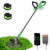 WORKPROX 12inch 20V Weed Wacker, Includes 4.0Ah Li-Ion Battery, Grass Cutter with Auto Line Feed, 2 in 1 Lawn Edger and String Trimmer, with 2Pcs Grass Trimmer Spool Line