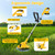 ALSO GO 21V Cordless Weed Wacker, Weed Eater Battery Powered with 2 x2.0Ah Batteries and 10 Spare Spools, 12''Grass Trimmer with Auto Line Feed, 2-in-1 Grass Trimmer& Edger Lawn Tool for Yard, Garden
