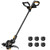 HEINPRO Cordless String Trimmer Compatible with Dewalt 20V MAX Battery, 12-Inch Electric Weed Wacker, Auto Line Feed, Weed Eater Battery Powered Grass Trimmer, w/ 6 Line Spools, Black(Tool Only)