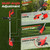 21V Cordless Weed Wacker with 2x2.5Ah Battery Powered, Electric Weed Eater with 12 Inch Grass Cutter & Auto Line Feed System, 2-in-1 String Trimmer & Lawn Edger for Garden Edge Lawn Tool