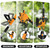 12" Electric Weed Wacker (No Battery) Compatible with Dewalt 20V Max Battery, Automatic Line Feed Weed Eater Battery Powered, Cordless String Trimmer with 4 Line Spools for Lawn, Garden