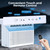 U-Shaped Window Air Conditioner, 12,000 BTU Window AC Unit Cools Up to 550 Sq. Ft for Bedroom/Living Room, Saddle AC Unit with Full Window View, Quiet & Energy Saving, Installation Kit Included