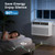 U-Shaped Window Air Conditioner, 12,000 BTU Window AC Unit Cools Up to 550 Sq. Ft for Bedroom/Living Room, Saddle AC Unit with Full Window View, Quiet & Energy Saving, Installation Kit Included