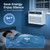 U-Shaped Window Air Conditioner, 12,000 BTU Window AC Unit Cools Up to 550 Sq. Ft for Bedroom/Small Room, Saddle AC Unit with Full Window View, Quiet & Energy Saving, Installation Kit Included