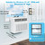 COWSAR 12000 BTU U-Shaped Window Air Conditioner, Saddle Mount Window AC Unit for Large Room, Cools Up to 550 Sq.Ft, 3-in-1 Cool/Dehumidifier/Fan, 24H Timer, Quiet Energy Saving AC, Easy Install