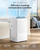 Portable Air Conditioners, 16000 BTU AC Cools up to 800 Sq Ft, Quiet 40 dB Free Stand Portable AC with Drainage-Free Cooling/Fan/Dehumidifier, Sleep Mode, APP&Remote Control, Installation Kit