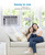 GarveeLife 5,000 BTU Window Air Conditioner - Cool up to 150 Sq. Ft. with Easy-to-Use Mechanical Controls and Reusable Filter, Perfect for Small Bedroom, Living Room, Home Office, White