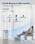 Garvee Portable Air Conditioner 8000 BTUs, 3 in 1 Dehumidifier, Fan, Cool for 350 Sq.Ft. Rooms, Portable AC with Remote Control/LED Display/Installation Kits/Timer/Sleep Mode,White