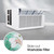 LG 18,000 BTU Window Air Conditioner, 230/208V, Cools 1,000 Sq.Ft. (25' x 40' Room Size), Quiet Operation, Electronic Control with Remote, 3 Cooling & Fan Speeds, Auto Restart, White