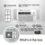 LG 18,000 BTU Window Air Conditioner, 230/208V, Cools 1,000 Sq.Ft. (25' x 40' Room Size), Quiet Operation, Electronic Control with Remote, 3 Cooling & Fan Speeds, Auto Restart, White
