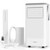 Garvee 8000BTUs Portable Air Conditioner with Remote Control,350 Sq.Ft Max. 48dB Portable AC Unit, Dehumidifier, Fan, Sleep, 24H Timer&Installation Kit, DOE Certified, Ceer 6.2,White+Grey