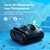 iGarden Robotic Pool Cleaner, Cordless Pool Vacuum for All Pool Shapes, 4H Runtime, Intelligent Navigation & AI Timer, Cleans Floor, Walls & Waterline, Touchscreen & App Control, 4L Filter, Obsidian