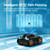 iGarden Robotic Pool Cleaner, Cordless Pool Vacuum for All Pool Shapes, 4H Runtime, Intelligent Navigation & AI Timer, Cleans Floor, Walls & Waterline, Touchscreen & App Control, 4L Filter, Obsidian