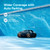 iGarden Robotic Pool Cleaner, Cordless Pool Vacuum for All Pool Shapes, 4H Runtime, Intelligent Navigation & AI Timer, Cleans Floor, Walls & Waterline, Touchscreen & App Control, 4L Filter, Obsidian