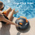 Coasteering Planet Edge Pool Vacuum for Above Ground Pool, 120-Min Runtime, Powerful Dual-Motor, Adjustable Cleaning Path, Cordless Robotic Pool Cleaner for Flat Pools Up to 850 Sq.ft, Deep Grey