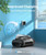 C1 Robotic Pool Cleaner with 180 Mins, Pool Vacuum for Inground Ground Pools up to 1615 sq.ft, Smart Routing, Wall Climbing, Dual Filtration, with APP, Multi-Mode Cleaning (Carbon Gray)