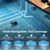 CoasTeering Ultra Nebula Cordless Pool Vacuum Robot, with 5580 GPH Suction, 180 Mins Runtime, Floor & Wall Cleaning, Smart Navigation, Pool Cleaner for Inground and Above Ground Pools up to 3229 Sq.Ft