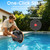 2026 NEW Cordless Robotic Pool Cleaner, Automatic Robotic Pool Vacuum Cleaner with Dual Motors, 130mins Runtime & Auto Docking Pool Vacuum Robot for Inground Pools Up to 1100 Sq.Ft, JQR-V201, Orange