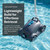 Hinice Cordless Robotic Pool Cleaner,Automatic Pool Vacuum Robot for In-Ground/Above Ground Pools,150 Min Runtime, IPX8 Waterproof, 2200 Sq Ft Coverage (Dark Grey)
