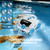 UBoter E10 Pool Vacuum,Cordless Robotic Pool Cleaner, Dual-Layer Filtration,Large Wheel for Flexible Movement, Enhanced Edge & Corner Cleaning,120-Min for Above-Ground & Flat-Bottom Pools to 860 Sq.Ft