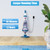 Pool Vacuum for Above Ground Pool with a Telescopic Pole, Running time up to 1H, Handheld Rechargeable Pool Cleaner with Powerful Suction up to 18.5 gallons/min, Ideal for Leaves & Debris, PC10
